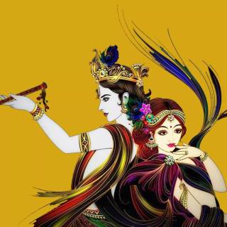 Lord Krishna laptop wallpaper