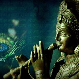 Lord Krishna laptop wallpaper