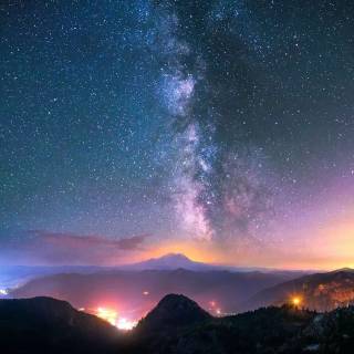 Dual monitor vertical wallpaper