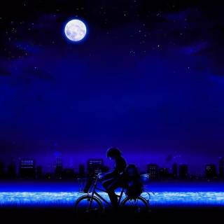 Dual monitor vertical wallpaper