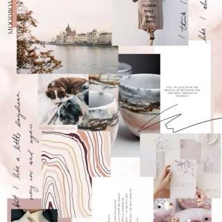 February collage wallpaper