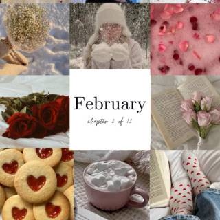 February collage wallpaper