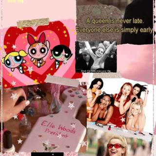 February collage wallpaper