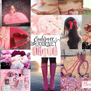 February collage wallpaper