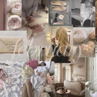 February collage wallpaper