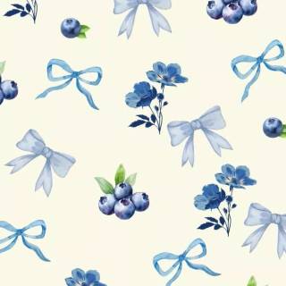 Coquette blue wallpaper