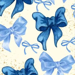 Coquette blue wallpaper