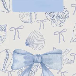 Coquette blue wallpaper