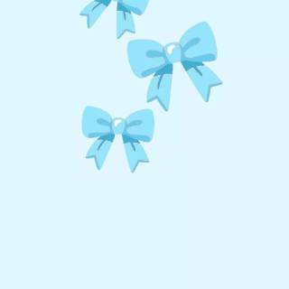 Coquette blue wallpaper