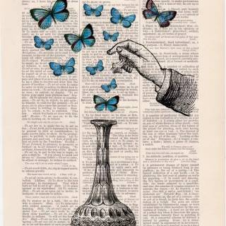 Coquette blue wallpaper