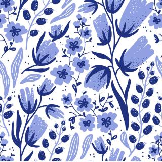 Coquette blue wallpaper