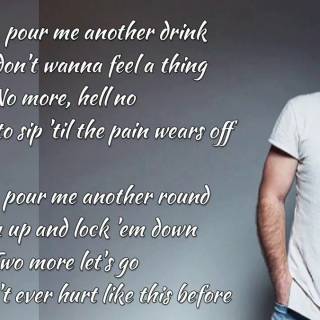 Whiskey Glasses lyrics wallpaper