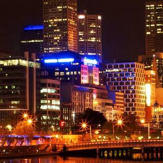 iPhone 12 night city lights wallpaper