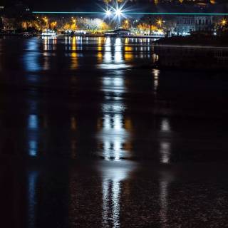 iPhone 12 night city lights wallpaper