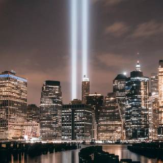 iPhone 12 night city lights wallpaper