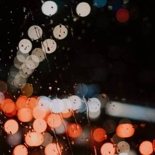 iPhone 12 night city lights wallpaper