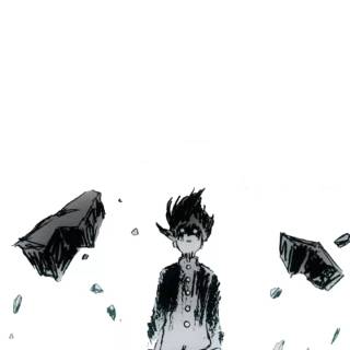 Phone Mob Psycho wallpaper