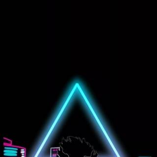 Phone Mob Psycho wallpaper