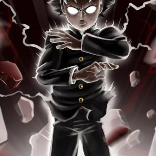 Phone Mob Psycho wallpaper