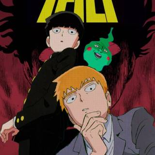 Phone Mob Psycho wallpaper