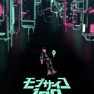 Phone Mob Psycho wallpaper