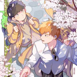 Phone Mob Psycho wallpaper