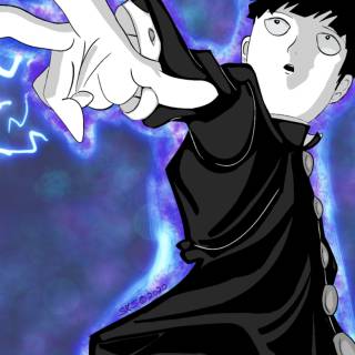 Phone Mob Psycho wallpaper