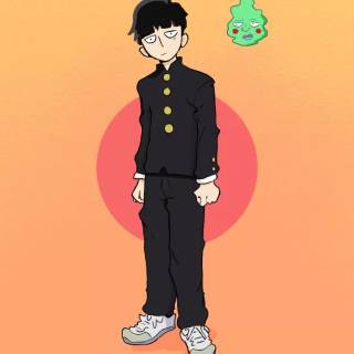 Phone Mob Psycho wallpaper