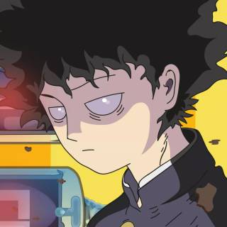 Phone Mob Psycho wallpaper