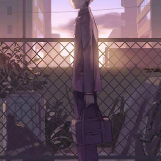 Phone Mob Psycho wallpaper