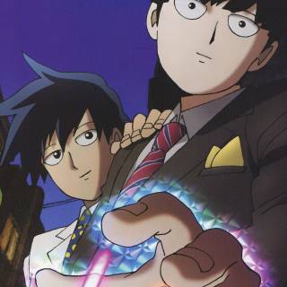 Phone Mob Psycho wallpaper