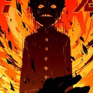 Phone Mob Psycho wallpaper