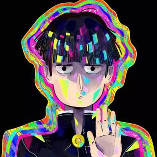 Phone Mob Psycho wallpaper