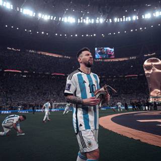 Lionel Messi desktop 4k wallpaper