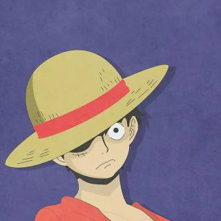 Luffy purple wallpaper