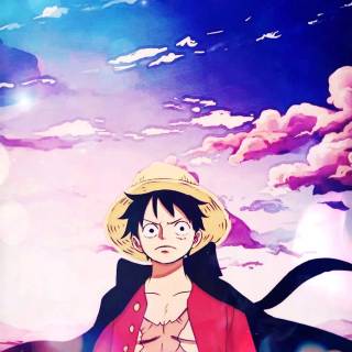 Luffy purple wallpaper