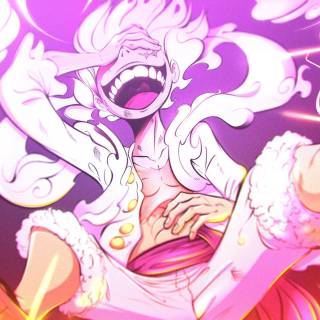 Luffy purple wallpaper