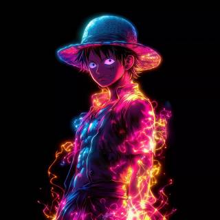 Luffy purple wallpaper
