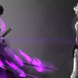 Luffy purple wallpaper