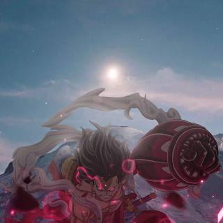 Luffy purple wallpaper