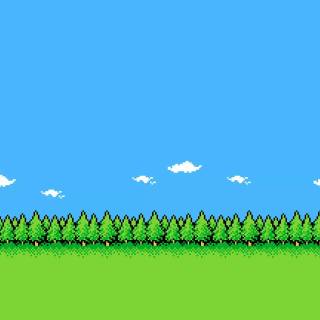 Minimalist pixel wallpaper