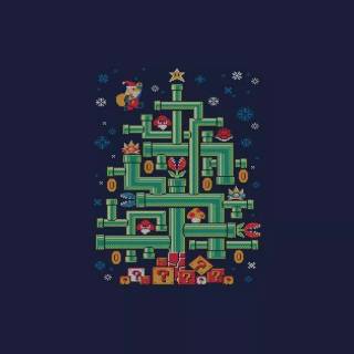 Minimalist pixel wallpaper