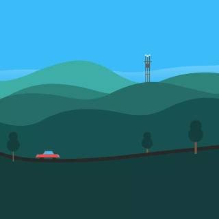 Minimalist pixel wallpaper