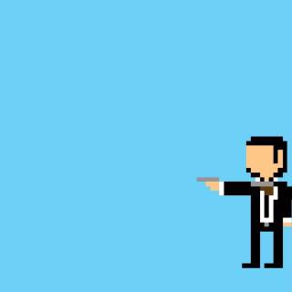 Minimalist pixel wallpaper