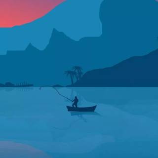 Minimalist pixel wallpaper