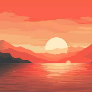 Minimalist pixel wallpaper