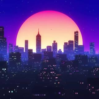 Minimalist pixel wallpaper