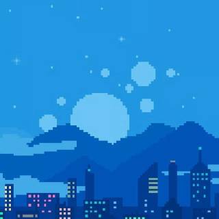 Minimalist pixel wallpaper