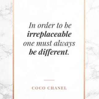 Coco Chanel quotes wallpaper