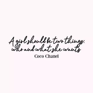 Coco Chanel quotes wallpaper